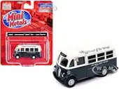 International Metro Van Dark Blue Metallic and White ""City Wide Jitney Service"" 1/87 (HO) Scale Model Car by Classic Metal Works