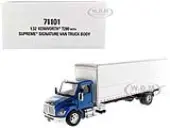Kenworth T280 with Supreme Signature Van Truck Body Blue and White ""Transport Series"" 1/32 Diecast Model by Diecast Masters