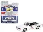 1993 Ford Mustang SSP White ""Louisiana State Police State Trooper"" ""Hot Pursuit"" Series 45 1/64 Diecast Model Car by Greenlight
