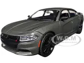 2023 Dodge Charger SXT Gray Metallic ""Timeless Legends"" Series 1/24 Diecast Model Car by Motormax