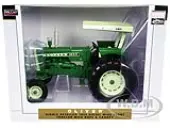 Oliver 1850 Diesel Wide Front Tractor with ROPS and Canopy Green with Light Green Top ""Classic Series"" 1/16 Diecast Model by SpecCast