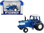 Ford TW-35 Tractor 2WD with Duals Blue with White Top 1/64 Diecast Model by SpecCast