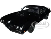 1970 Pontiac GTO Judge ""Justified"" Black ""Drag Outlaws"" Series Limited Edition to 564 pieces Worldwide 1/18 Diecast Model Car by ACME