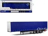 Tarpaulin Trailer Blue ""Truck Edition"" Series 1/24 Diecast Model Car by Solido