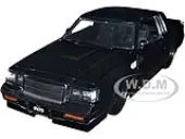 1987 Buick Grand National Black Metallic ""Blackbird"" ""Bigtime Muscle"" Series 1/24 Diecast Model Car by Jada