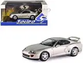 Toyota Supra MKIV Silver Metallic 1/43 Diecast Model Car by Solido