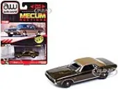 1971 Dodge Challenger R/T Dark Gold Metallic with Gold Vinyl Roof ""Mecum Auctions"" Limited Edition to 2496 pieces Worldwide ""Premium"" Series 1/64 Die