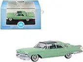 1959 Chrysler Imperial Crown 2 Door Hardtop Highland Green and Ballad Green 1/87 (HO) Scale Diecast Model Car by Oxford Diecast