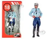 1975-1980 Michel French Police Motorcycle Officer Figurine for 1/18 Scale Models by Le Mans Miniatures