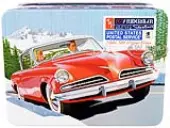 Skill 2 Model Kit 1953 Studebaker Starliner with ""USPS"" (United States Postal Service) Themed Collectible Tin Box 3-In-1 Kit 1/25 Scale Model by AMT