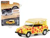 1974 Volkswagen Thing Type 181 Yellow with Red Polka Dots ""Volkswagen Presents The Thing. It Can Be Anything"" ""Vintage Ad Cars"" Series 8 1/64 Diecast