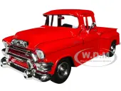 1955 GMC Blue Chip Pickup Truck Red ""Timeless Legends"" Series 1/24 Diecast Model Car by Motormax