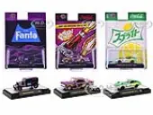""Sodas"" Set of 3 pieces Release 51 Limited Edition to 10000 pieces Worldwide 1/64 Diecast Model Cars by M2 Machines