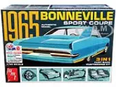 Skill 2 Model Kit 1965 Pontiac Bonneville Sport Coupe 3-in-1 Kit 1/25 Scale Model by AMT