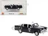 1974 Checker Cab Black and White ""Tallahasse"" 1/87 (HO) Scale Model Car by Brekina