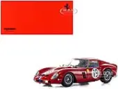 Ferrari 250 GTO 19 Pierre Noblet - Jean Guichet 2nd Place ""24 Hours of Le Mans"" (1962) 1/18 Diecast Model Car by Kyosho