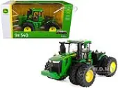 John Deere 9R 540 Tractor with Dual Wheels Green ""Prestige Collection"" 1/32 Diecast Model by ERTL TOMY
