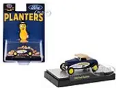 1932 Ford Roadster 06 Blue and White with Tan Soft Top ""Planters Peanuts"" Limited Edition to 2750 pieces Worldwide 1/64 Diecast Model Car by M2 Machi