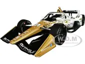 Dallara IndyCar 21 Rinus VeeKay ""Bitnile"" Ed Carpenter Racing (Road Course Configuration) ""NTT IndyCar Series"" (2023) 1/18 Diecast Model Car by Green