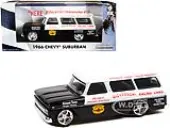 1966 Chevrolet Suburban Black and White ""Don Garlits Speed Shop Tampa Florida"" Giovannoni Racing Cams 1/43 Diecast Model Car by Greenlight