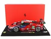 Ferrari 296 GT3 21 Kei Cozzolino - Francois Heriau - Simon Mann - Miguel Molina ""AF Corse"" ""24 Hours of Daytona"" (2024) with DISPLAY CASE Limited Edi