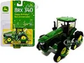 John Deere 8RX 340 Track Tractor Green ""Happy Birthday"" Edition 1/64 Diecast Model by ERTL TOMY