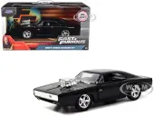 Doms Dodge Charger R/T Black ""Fast &amp; Furious 7"" (2015) Movie 1/32 Diecast Model Car by Jada