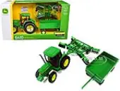 John Deere 6410 Tractor with Barge Wagon and Disc Harrow with Folding Wings 1/32 Diecast Models by ERTL TOMY