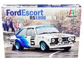 Skill 2 Model Kit Ford Escort RS 1800 Mk.II 5 Rallye Monte Carlo (1979) 1/24 Scale Model by Italeri