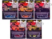 ""Japan Historics 4"" 5 piece Set ""Car Culture"" 2024 Series B Diecast Model Cars by Hot Wheels