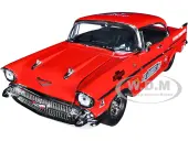 1957 Chevrolet 210 Hardtop Red Heavy Metallic with Graphics ""Mr. Gasket Co."" Limited Edition to 6550 pieces Worldwide 1/24 Diecast Model Car by M2 Ma