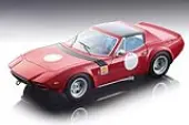 Ferrari 365 GTB/4 Michelotti ""Shell"" Press Version Red with Black Roof 1975 Team NART Mythos Series Limited Edition to 150 pieces Worldwide 1/18 Mode