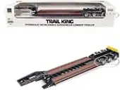 Trail King TK120 Hydraulic Detachable Gooseneck Lowboy Trailer Black (Outrigger Version) ""Transport Series"" 1/50 Diecast Model by Diecast Masters