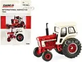 International Harvester 1066 Tractor Red and Cream ""Case IH Agriculture"" Series 1/64 Diecast Model by ERTL TOMY