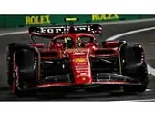 Ferrari SF-24 38 Oliver Bearman Formula One F1 ""Saudi Arabia GP"" (2024) with Acrylic Display Case 1/18 Model Car by LookSmart