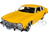 1974 Ford Maverick Yellow ""Forgotten Classics"" 1/24 Diecast Model Car by Motormax