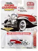 1935 Duesenberg SSJ Speedster Silver Metallic and Red Limited Edition to 2400 pieces Worldwide 1/64 Diecast Model Car by Racing Champions