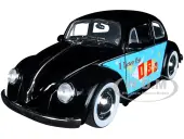 1959 Volkswagen Beetle Black with Graphics ""I Love the 50s"" Series 1/24 Diecast Model Car by Jada