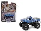 1987 Ford F-250 Monster Truck Blue Metallic ""Bigfoot 6"" ""Kings of Crunch"" Series 15 1/64 Diecast Model Car by Greenlight