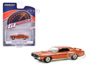 1969 Mercury Cougar Eliminator Competition Orange with Black Stripes ""GreenLight Muscle"" Series 28 1/64 Diecast Model Car by Greenlight