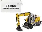 CAT Caterpillar M318 Wheeled Excavator Yellow with Operator ""High Line"" Series 1/50 Diecast Model by Diecast Masters