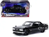 Brians Nissan Skyline 2000 GT-R (KPGC10) Black ""Fast &amp; Furious"" Movie 1/32 Diecast Model Car by Jada