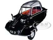 Messerschmitt KR200 Bubble Top Black with Red Interior 1/18 Diecast Model Car by Oxford Diecast