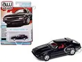 1983 Toyota Celica Supra Black with Red Interior ""Import Legends"" Series 1/64 Diecast Model Car by Auto World