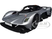 Aston Martin Valkyrie Silver Metallic with Matt Black Top ""Special Edition"" Series 1/18 Diecast Model Car by Maisto