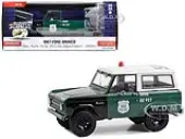 1967 Ford Bronco Green and Black with Tan Top ""NYPD (New York City Police Department)"" ""Hot Pursuit"" Series 8 1/24 Diecast Model Car by Greenlight