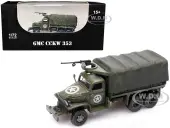 GMC CCKW 353 Truck With Mounted Gun Olive Drab ""4734511-S"" US Army World War II 1/72 Diecast Model by Legion
