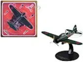 Mitsubishi A6M2B (Zero Model 21) Aircraft ""Tetsuzo Iwamoto 253rd Naval Flying Group"" Imperial Japanese Navy Air Service 1/72 Diecast Model by DeAgost