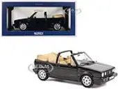 1992 Volkswagen Golf Cabriolet Black 1/18 Diecast Model Car by Norev
