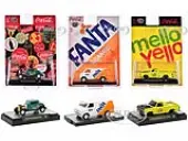 ""Sodas"" Set of 3 pieces Release 40 Limited Edition to 9250 pieces Worldwide 1/64 Diecast Model Cars by M2 Machines